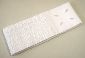 和装小物 伊達〆絽 白 メッシュの夏の着物、浴衣用コーリンメッシュ伊達締 着付小物
