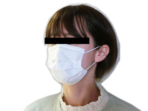 マスク不織布10枚入り子供女性用